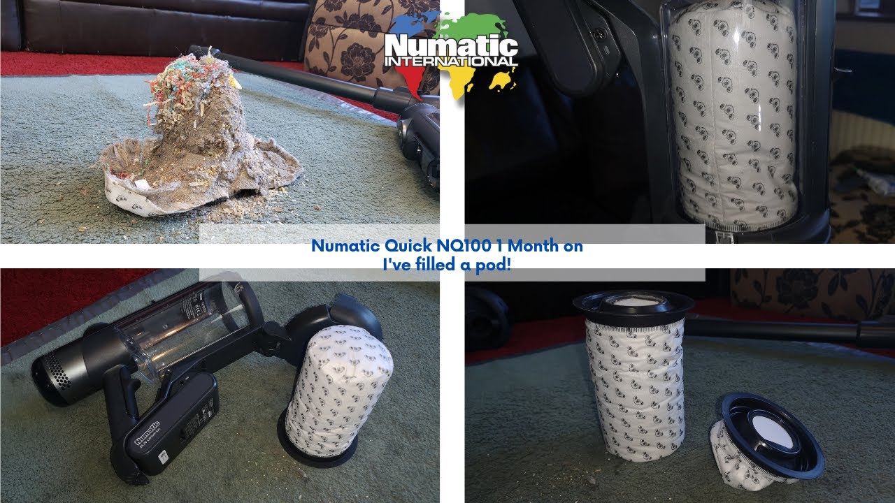 Numatic Quick NQ100 Update! The Pod is full... #cordlessvacuum #numatic
