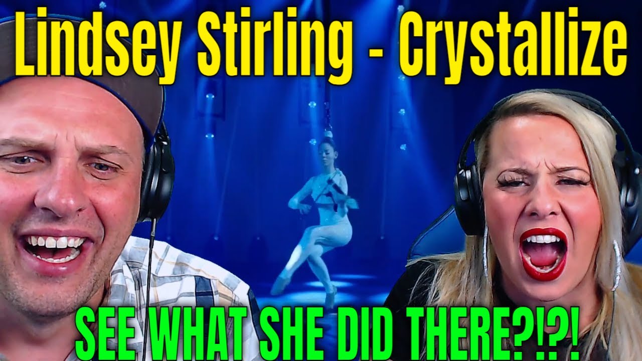 Reaction To Lindsey Stirling - Crystallize (from Home For The Holidays) THE WOLF HUNTERZ REACTIONS