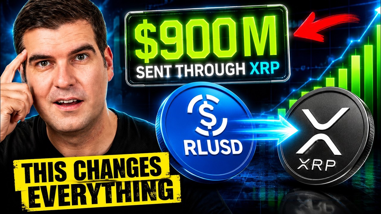 СРОЧНО: RLUSD перевел $900 млн через XRP