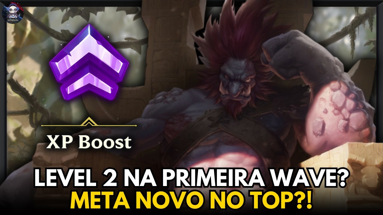 A ESTRATÉGIA DE XP QUE ESTÁ QUEBRANDO A TOP LANE!