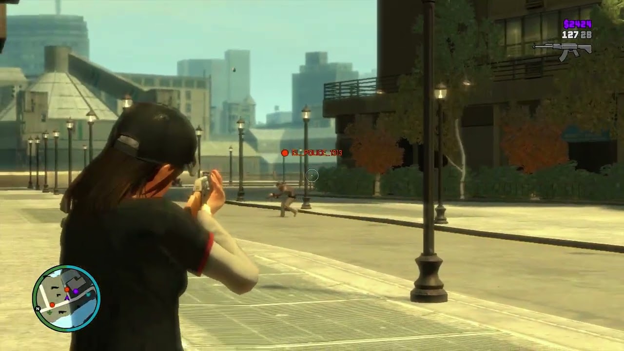 GTA 4 | UnReaL accepts 2 vs 2 challenge... UnReaL vs EL_POLICE_1313 and xUKGx-STEPPAx187