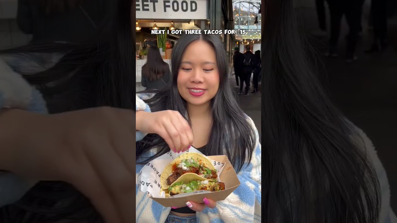 What I ate at the viral Borough market in London 🇬🇧