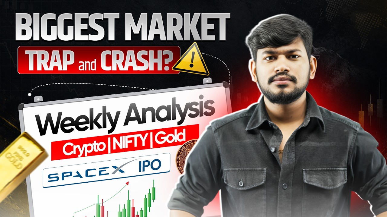 Biggest Market Trap Before Crash? SpaceX, Crypto & Gold Weekly Analysis