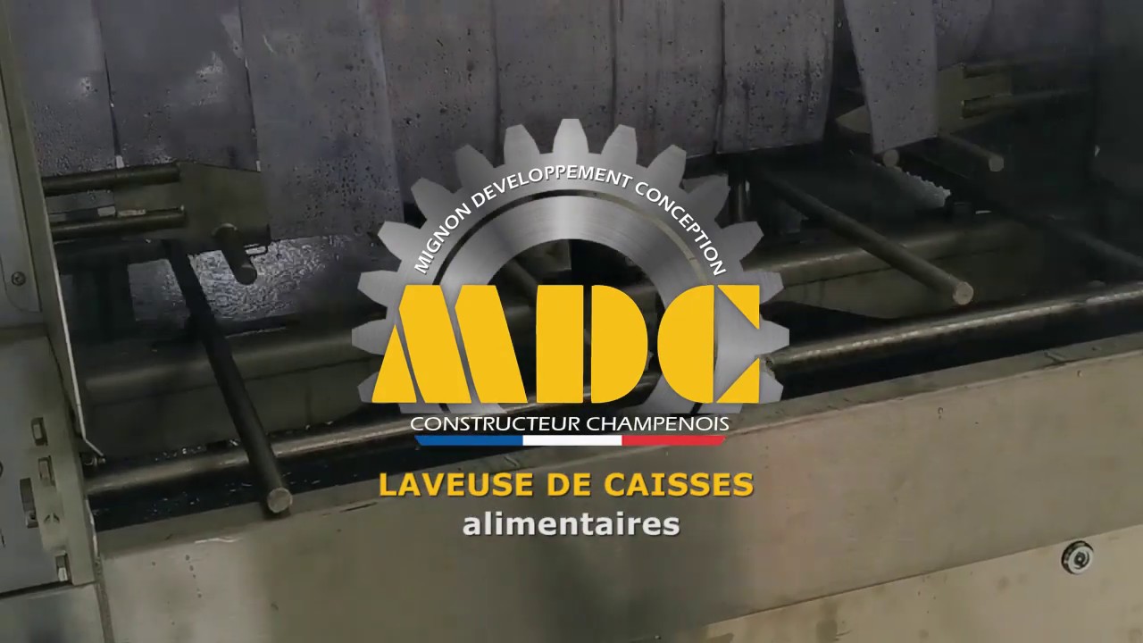 laveuse de caisses avec doseur de détergent et/ou désinfectant - Eau chauffé - bacs alimentaires
