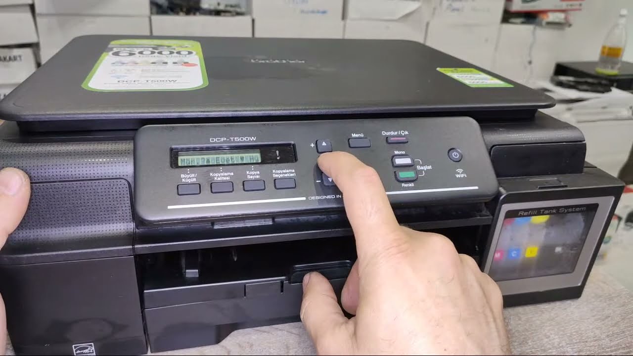 Brother Dcp-T500W Mürekkep Seviyelerini Nasıl Sıfırlanır