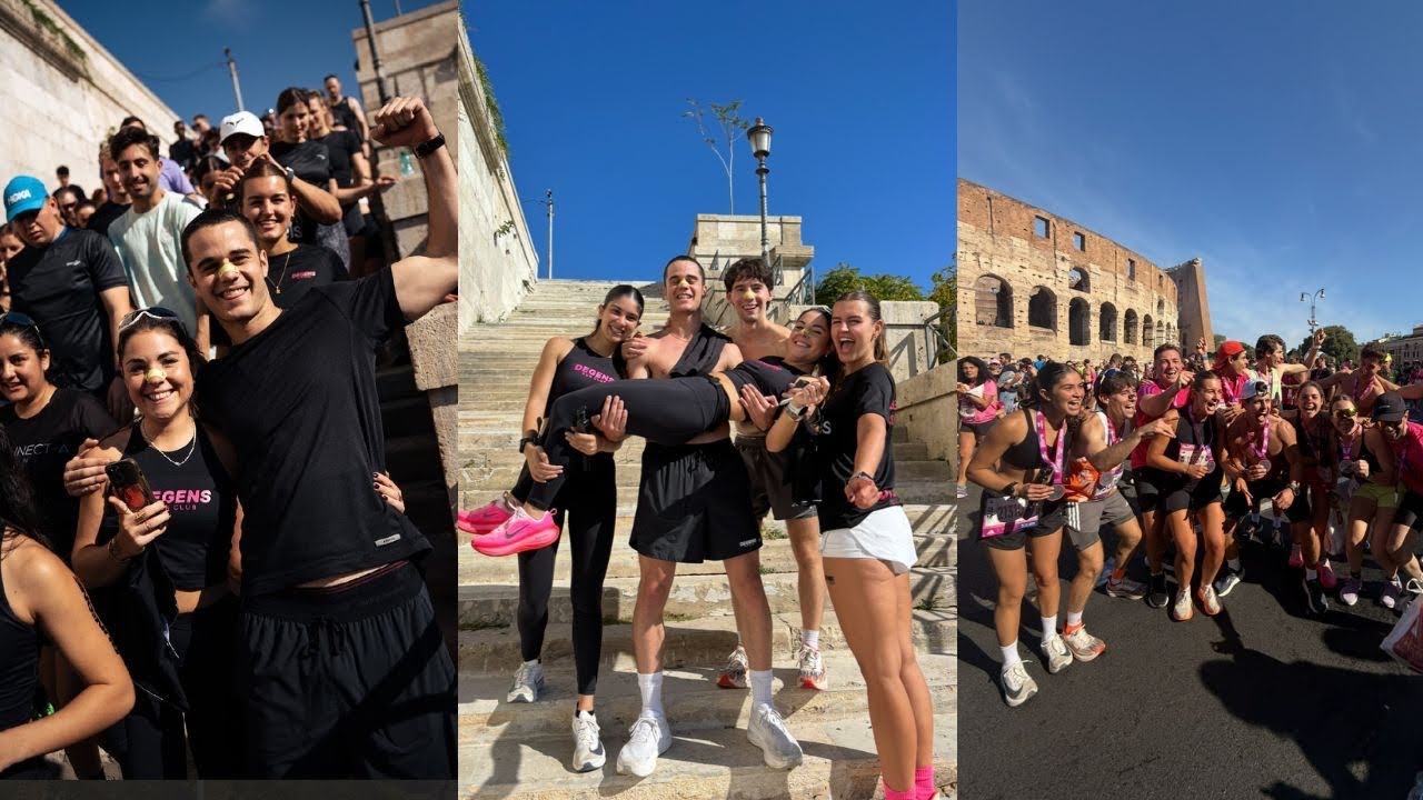 ASI VIVIMOS EL MEDIO MARAT&Oacute;N DE ROMA