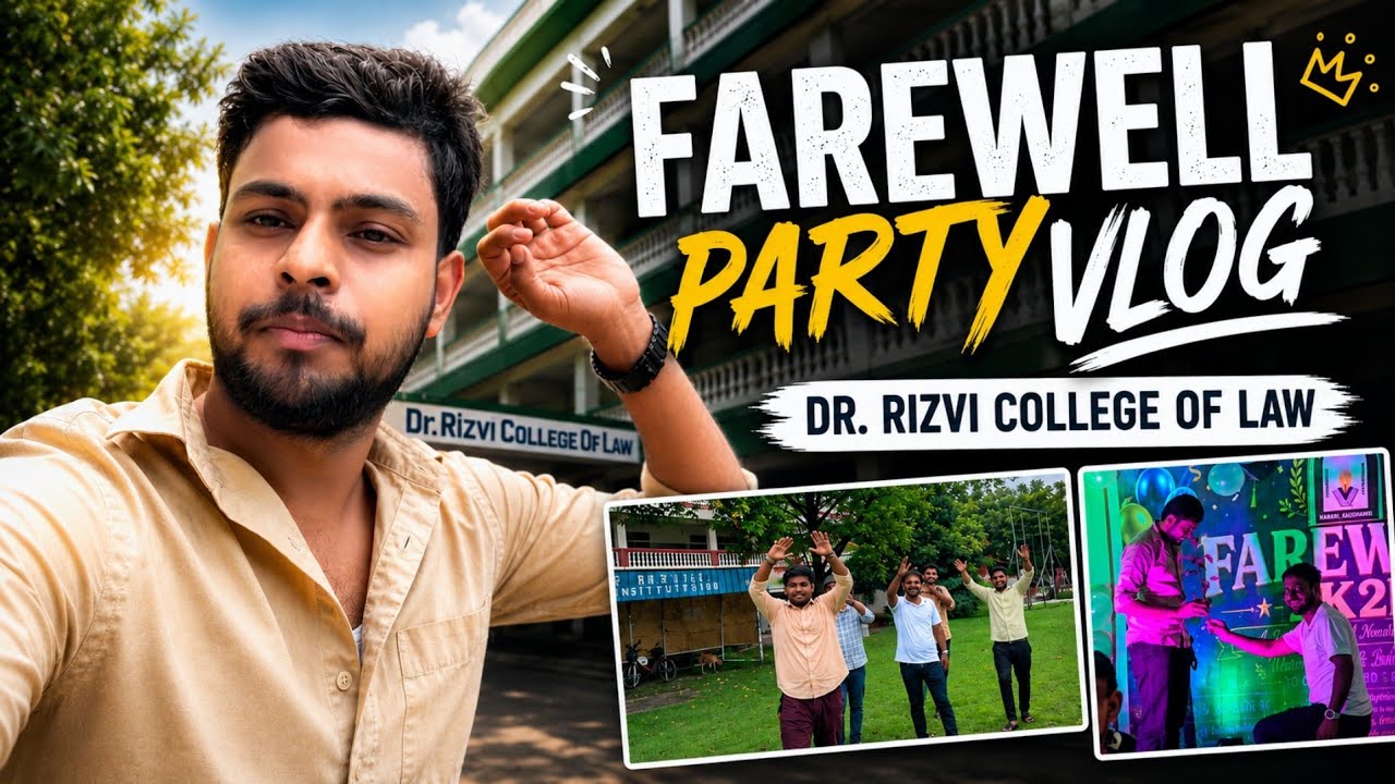 Last Day Ka Full Hungama | 🤣🎓 | Dr. Rizvi College of law | AmanWorld Vlog 