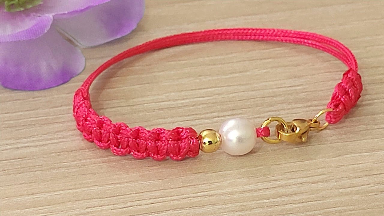 PULSERAS FACIL DE HACER🌸🦋 / TUTORIAL PASO A PASO /BRACELETS