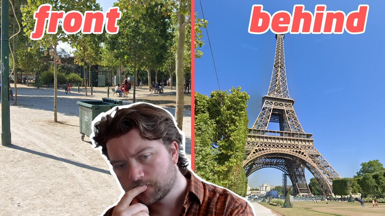 Geoguessr - the landmark is BEHIND me