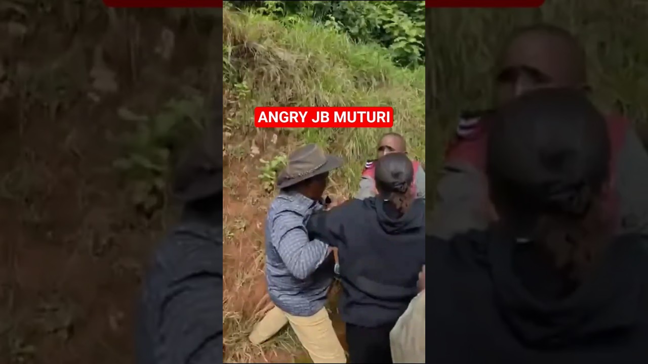 Angry JB Muturi Kicks out Wa Muthende's agent from polling station for wesring UDA colours