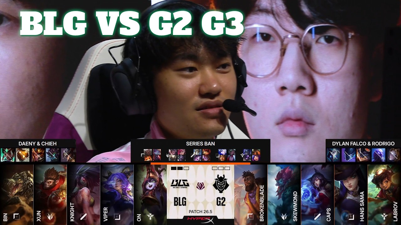 BLG vs G2 Game 3 | First Stand 2026 Group Stage Day 3 | Bilibili Gaming vs G2 Esports G3