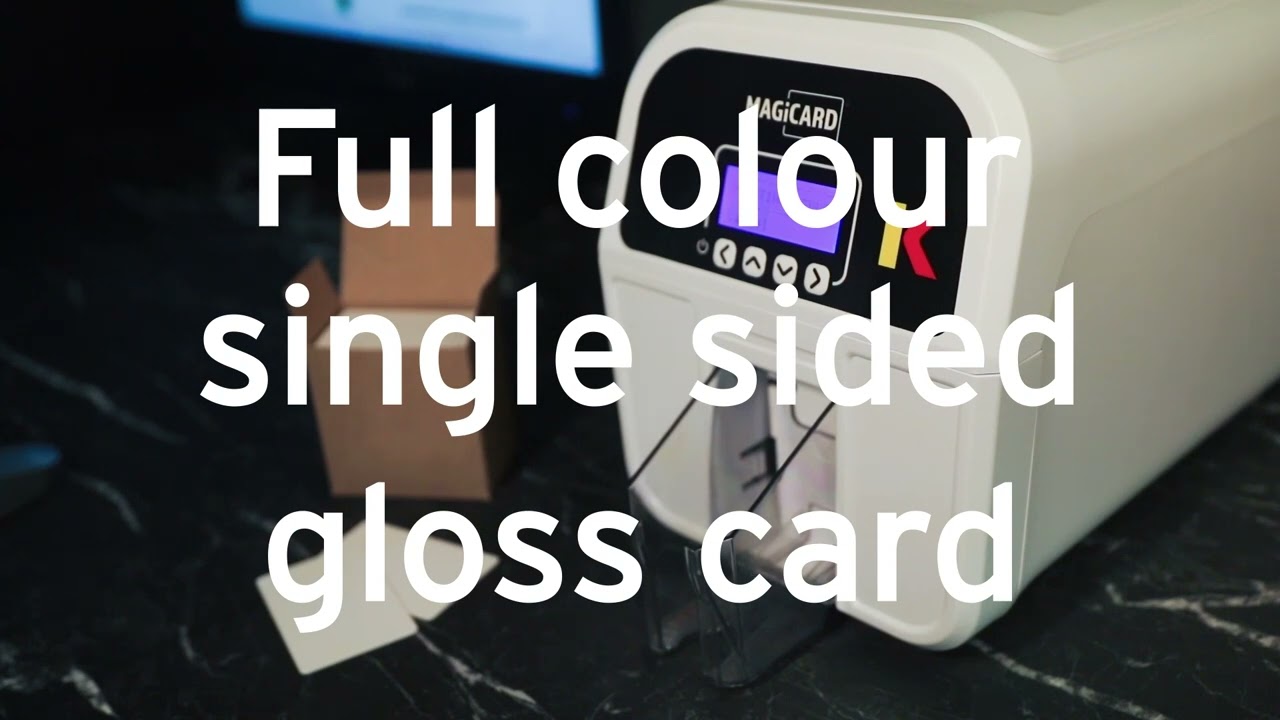 Full Colour Gloss ID card printed on a MAGiCARD K - enviricard
