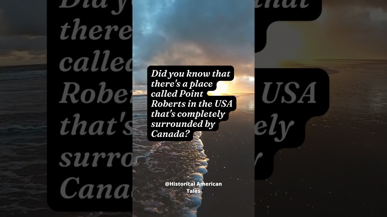Point Roberts in the USA #americanhistory #shorts  #americandream