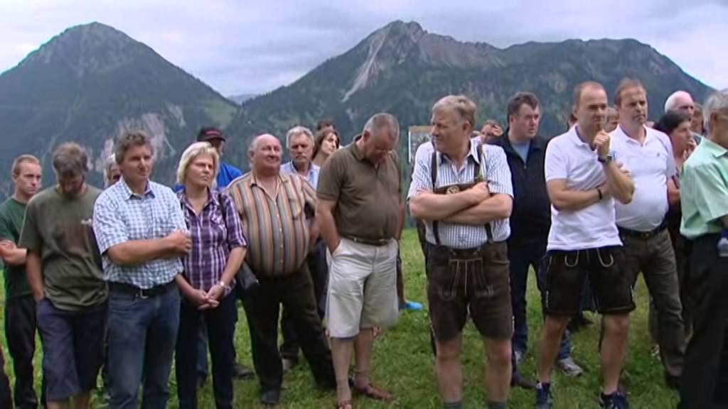 Protestaktion im Großen Walsertal