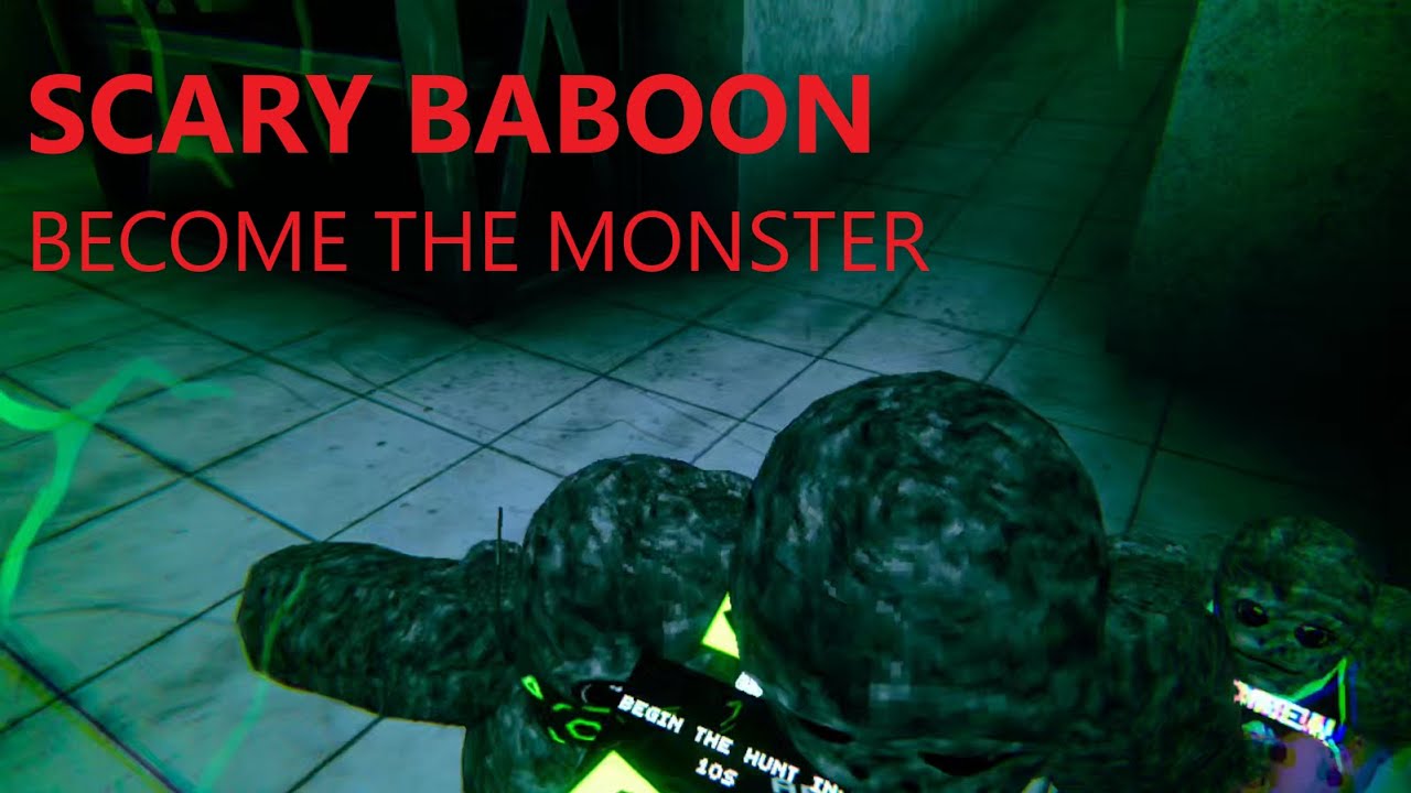 You can BE the monster? | Scary Baboon