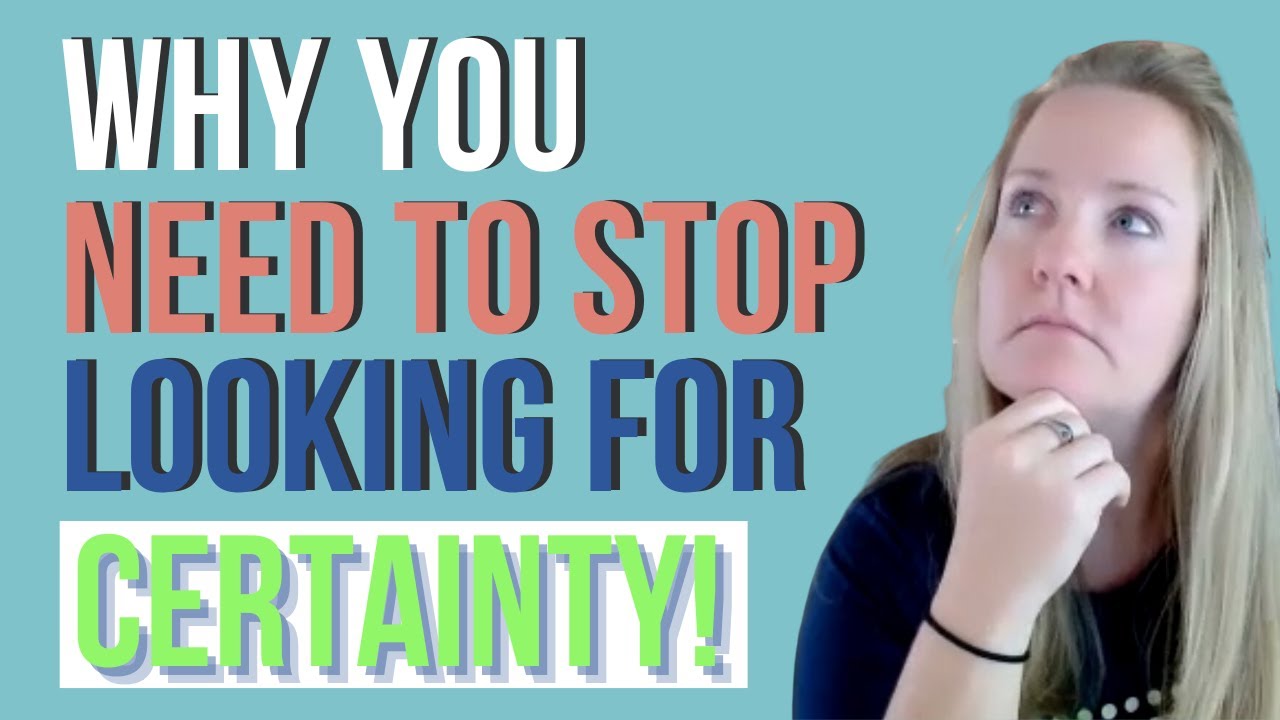 Why You Need to Stop Seeking Answers or Relief