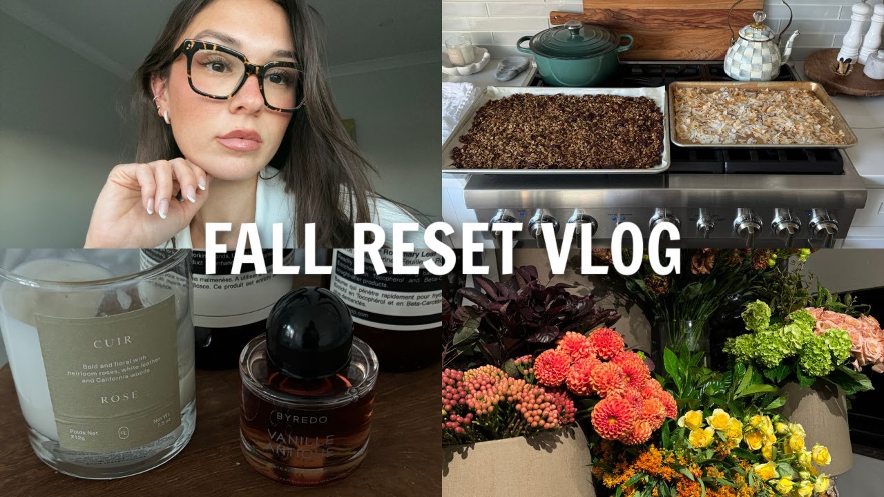 fall reset, homemade granola recipe, cozy dinner & more!