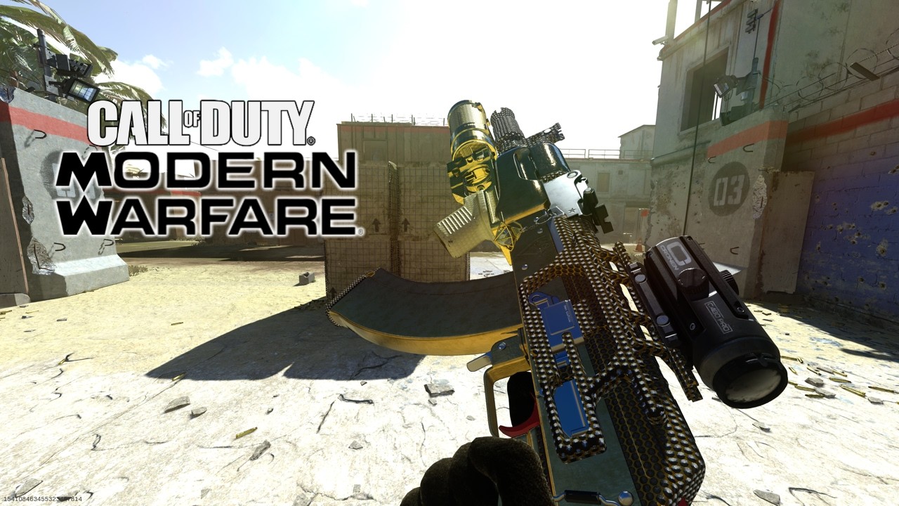 Call of Duty Modern Warfare Multiplayer AK74u Gameplay (No Commentary)