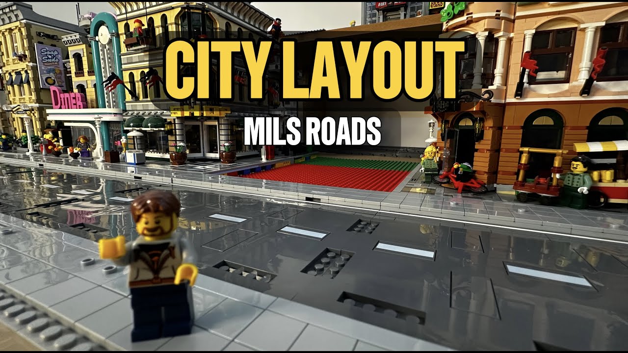LEGO CITY LAYOUT AND MILS ROADS !