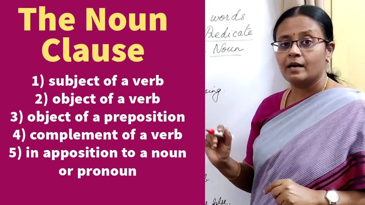 [TAMIL] The Noun Clause | #EnglishWithVennila