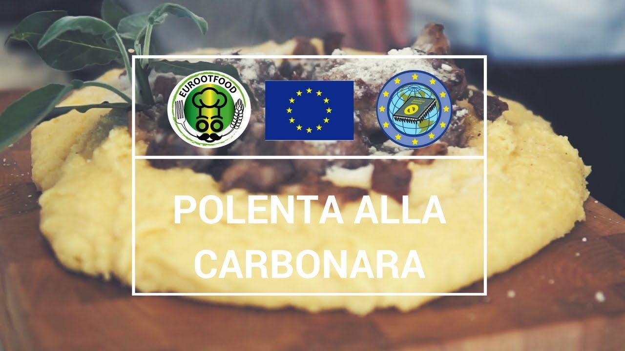 Polenta alla carbonara, Italy