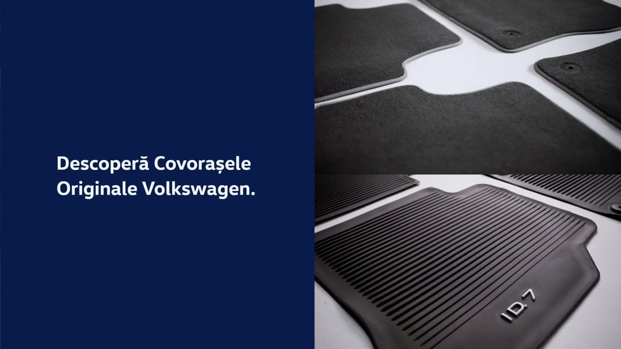 Protejează-ți automobilul &icirc;mpotriva murdăriei și uzurii. Descoperă covorașele originale Volkswagen