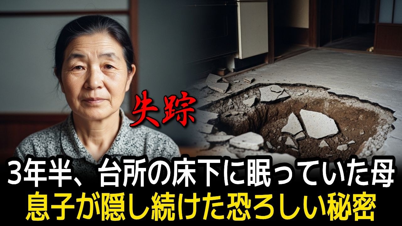 平成4年 岡山市の主婦失踪事件…床下から発見された母、息子の恐ろしい真実