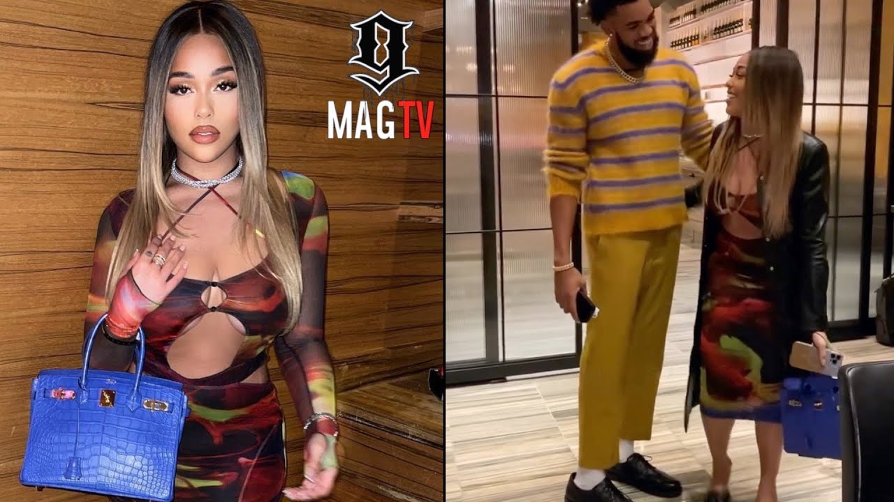 Jordyn Woods Surprises "BF" Karl Towns With A B-Day Party After His Game! 🎉
