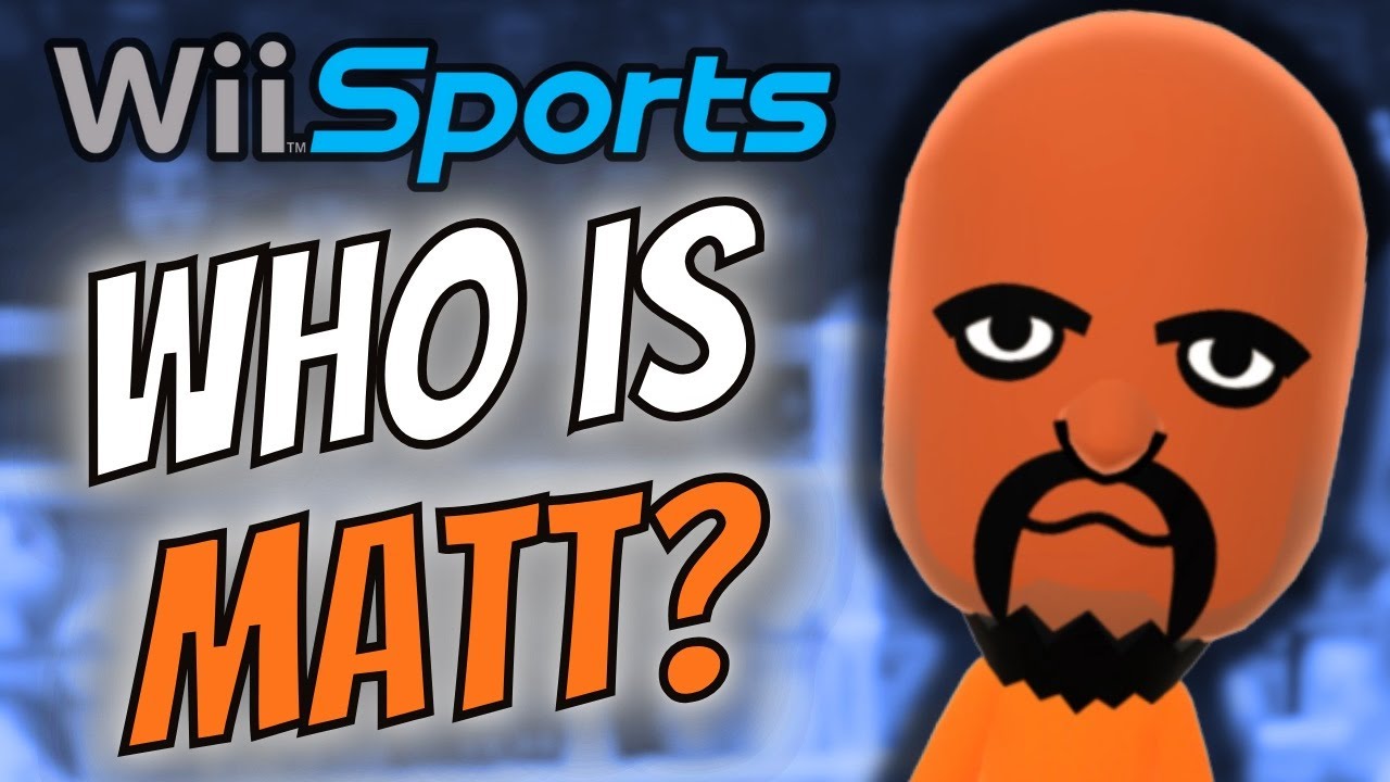 The ORIGINS of Matt from Wii Sports