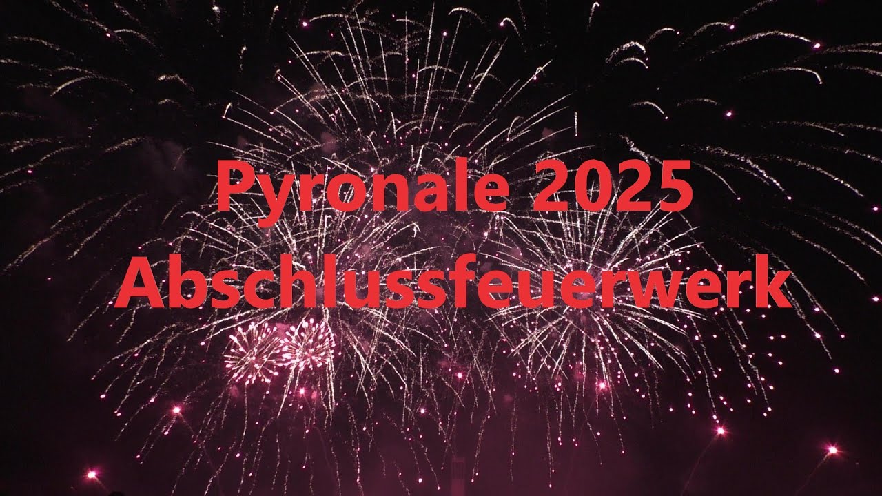 Pyronale Berlin 2025 - Abschlussfeuerwerk