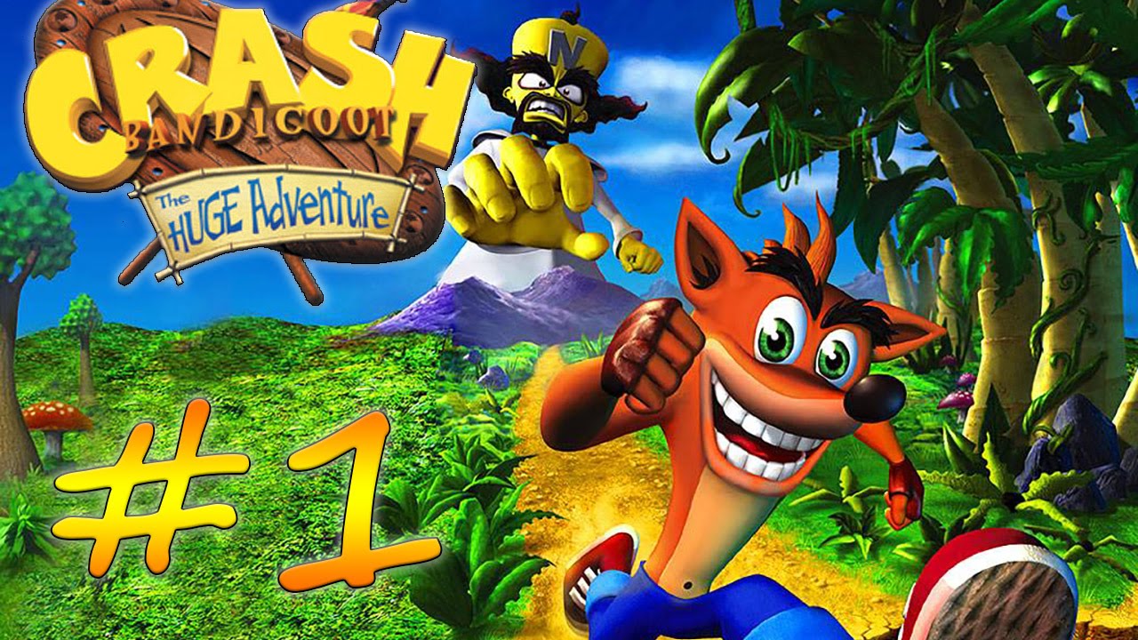 Прохождение Crash Bandicoot: The Huge Adventure (GBA) #1 - Warp Room 1 - кристаллы