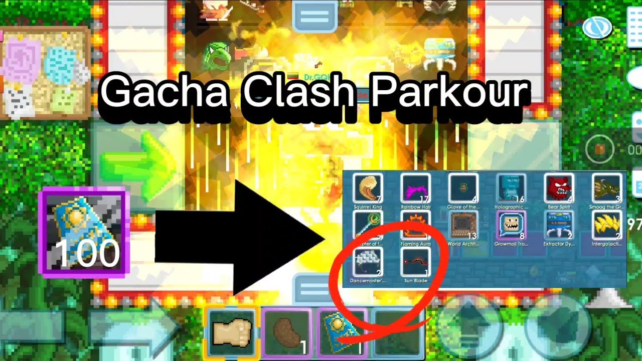 Gacha 100 Summer Clash Ticket (GOT SUN BLADE 2DMC) Growtopia