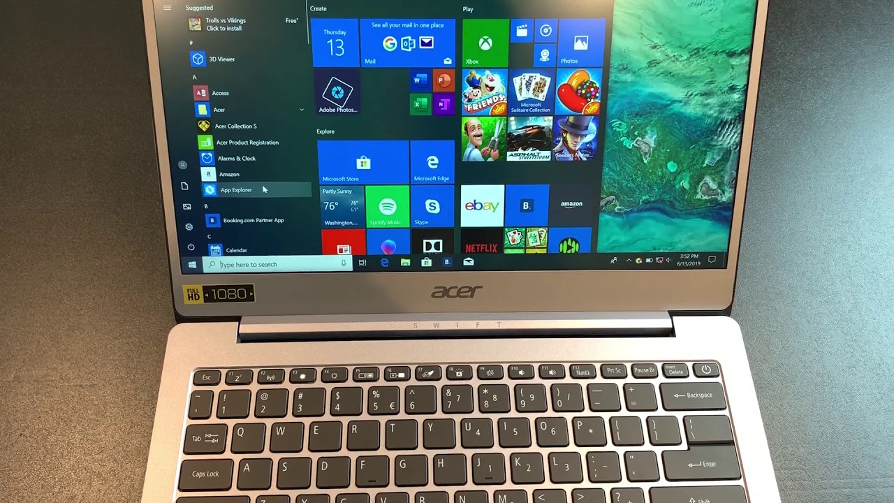 Acer Swift 3 unboxing and first impressions