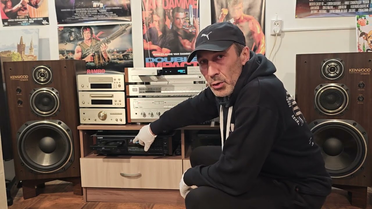 Шикарный комплект Yamaha слушаем на акустике Kenwood LS-990HG