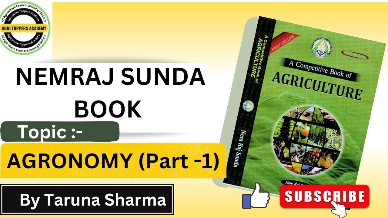 Nem Raj Sunda book lecture 4 |&nbsp; complete nr sunda book revision |&nbsp;Agronomy