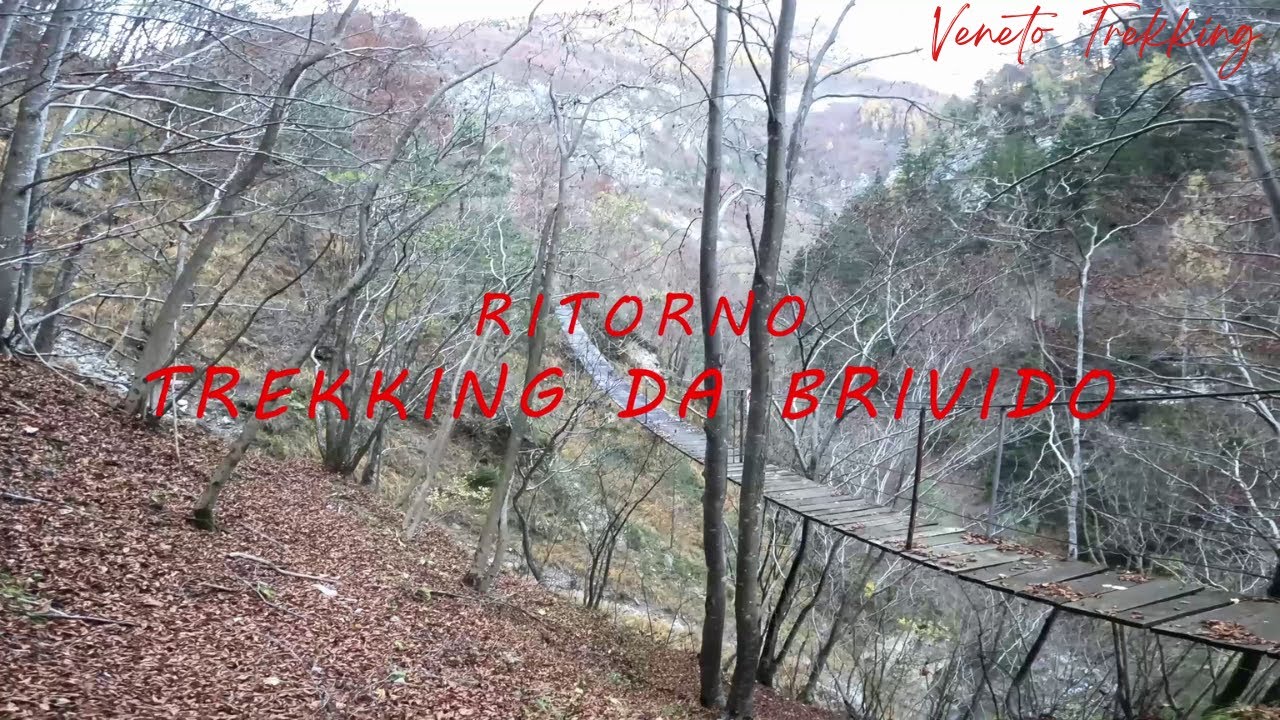 ritorno , trekking da brivido cascata pissandol di cornia , val di zoldo