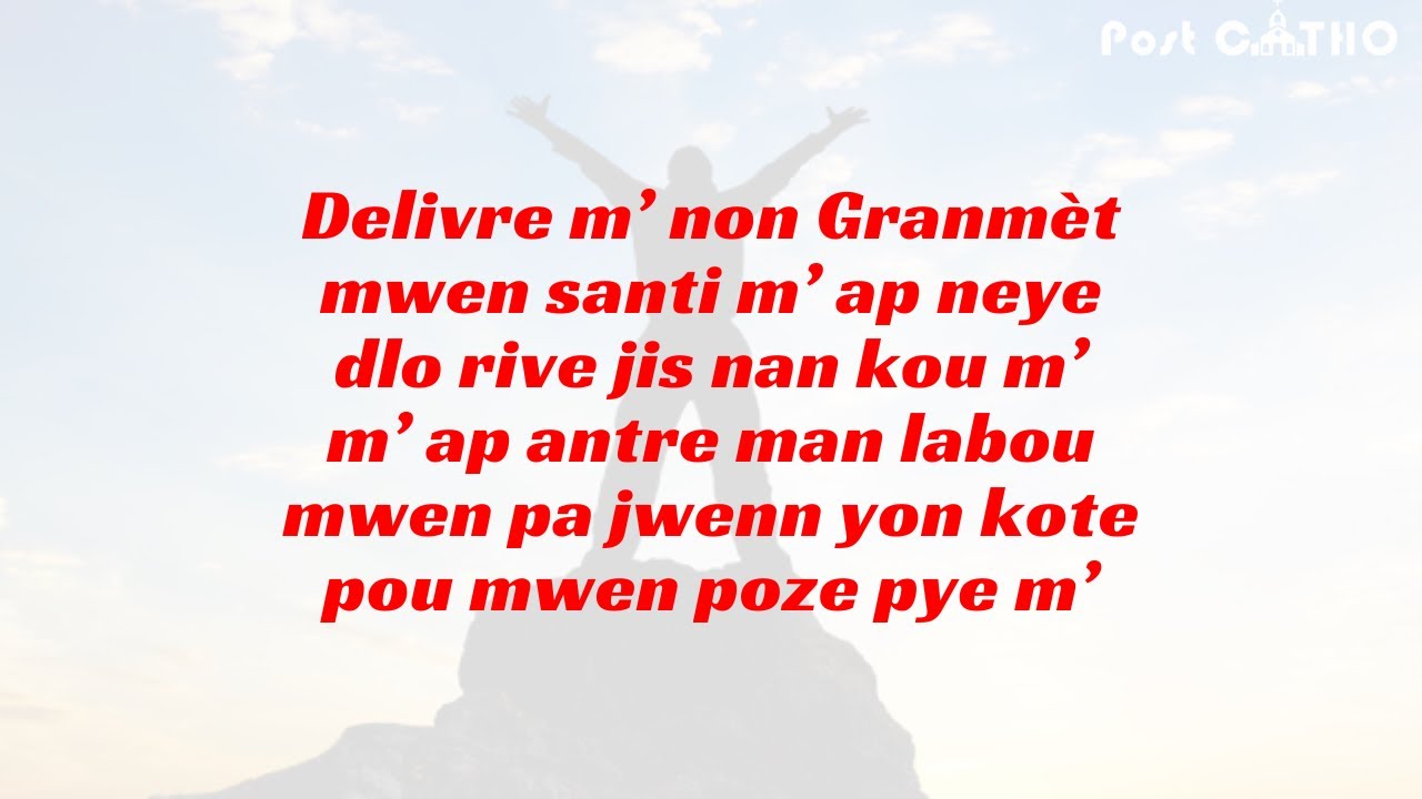 Delivre m’ non Granmèt #PostCATHO