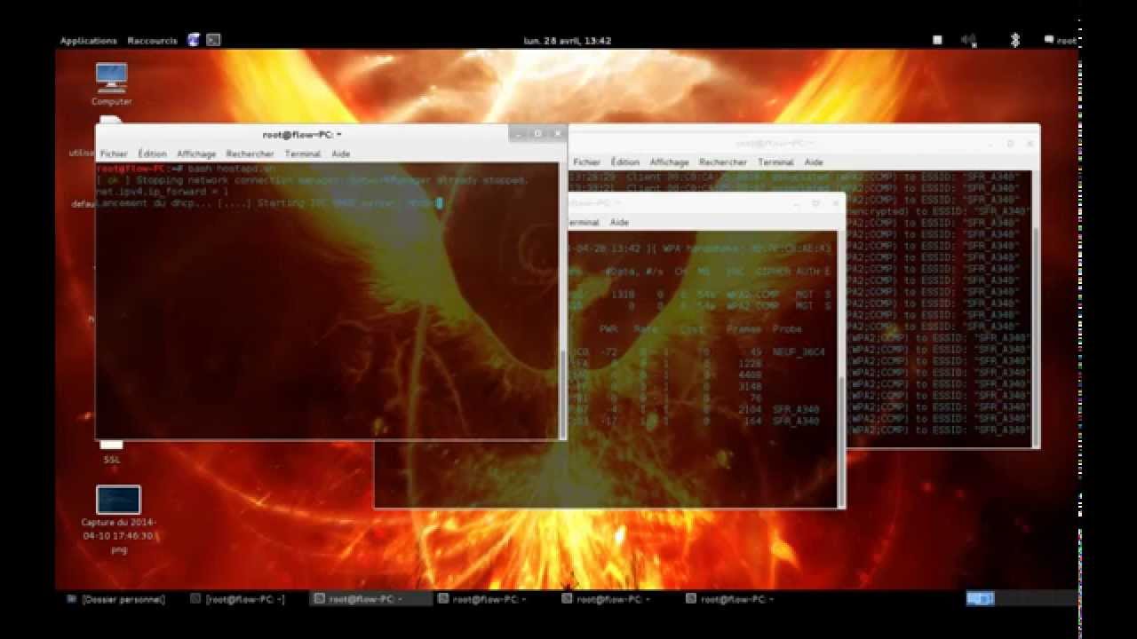 New soft AP with WPA encryption using hostapd, 2 methods to steal the key