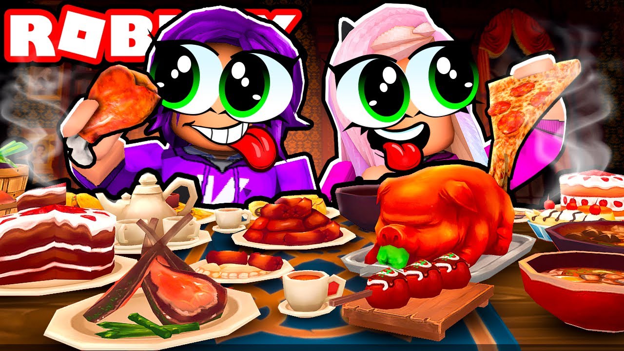 We ate at Bangkok Dinner on Roblox!