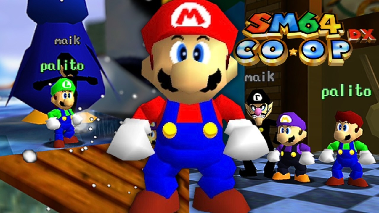 A MAGIA DO SUPER MARIO 64 ONLINE...