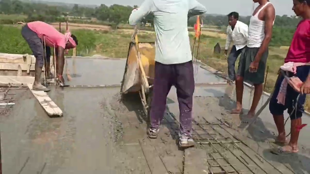 Construction Of Roof Slab Concrete -Techniques Reinforcement Design/Roof Construction Part-2