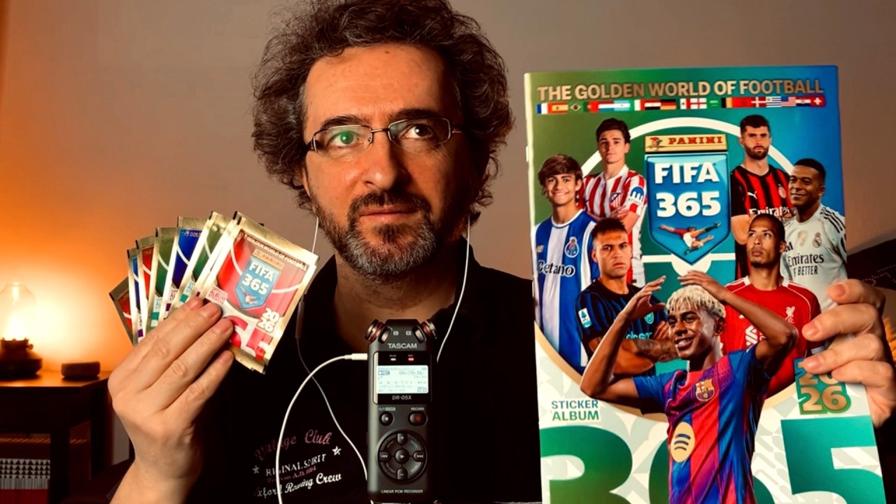 ASMR FIFA 365 2026 Haul / Découverte du Panini