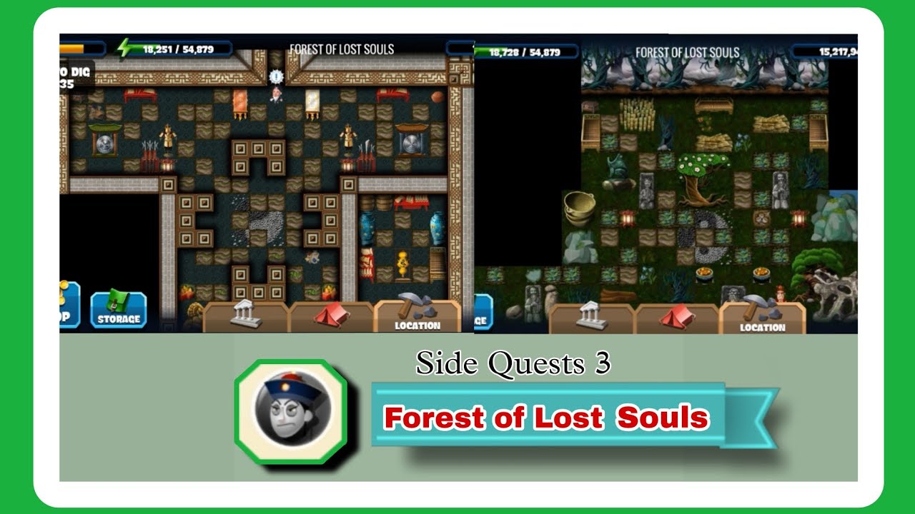 2- Forest of Lost Souls | Side Quests 3| #diggysadventure