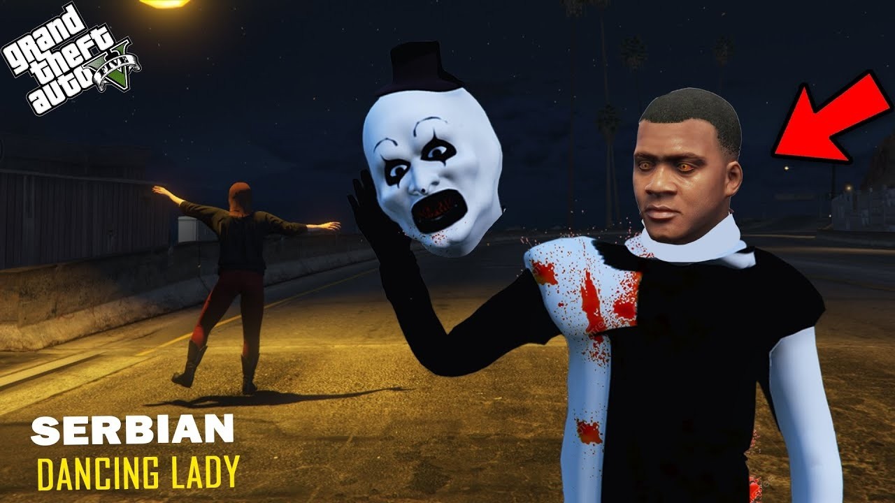 Franklin Finally Find Dangerous Dancing Serbian Dancing Lady in Los Santos in GTA 5 Telugu