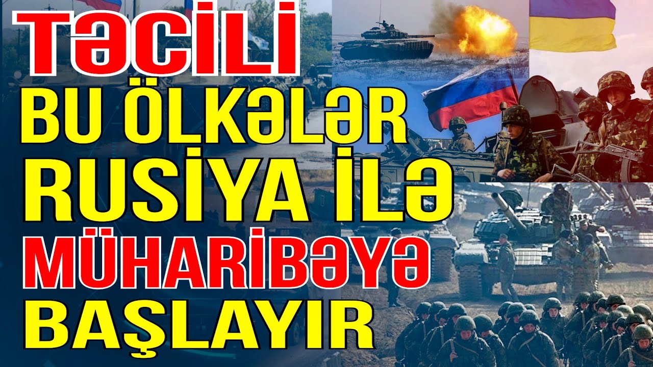 TƏCİLİ! Bu ölkələr Rusiya ilə müharibəyə başlayır - Qabil Hüseynli ilə Gündəm Masada - Media Turk TV