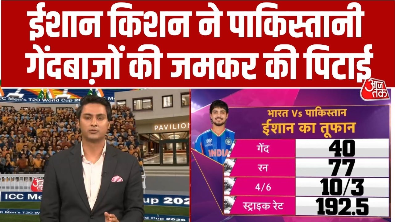 India Vs Pakistan Match: भारत ने पाकिस्तान के सामने 176 रनों का लक्ष्य रखा | T20 World Cup 2026