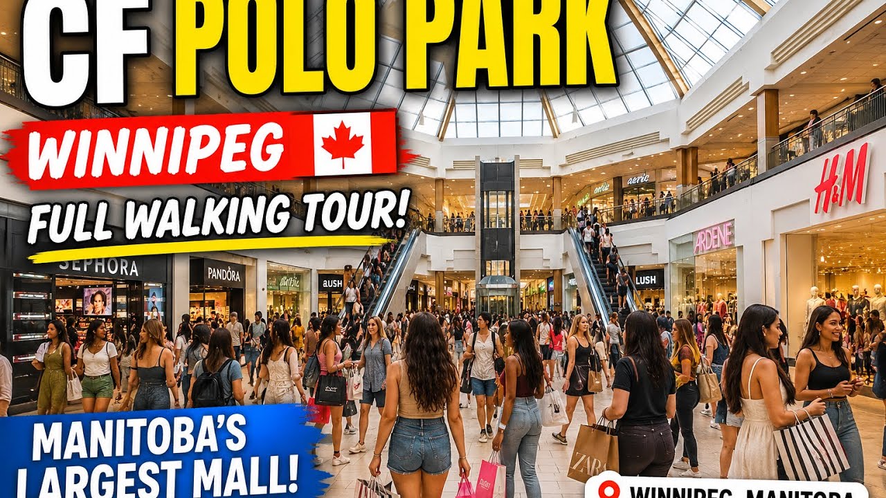 CF Polo Park Mall Winnipeg 🇨🇦 | Walking Tour of Manitoba&rsquo;s Biggest Shopping Destination