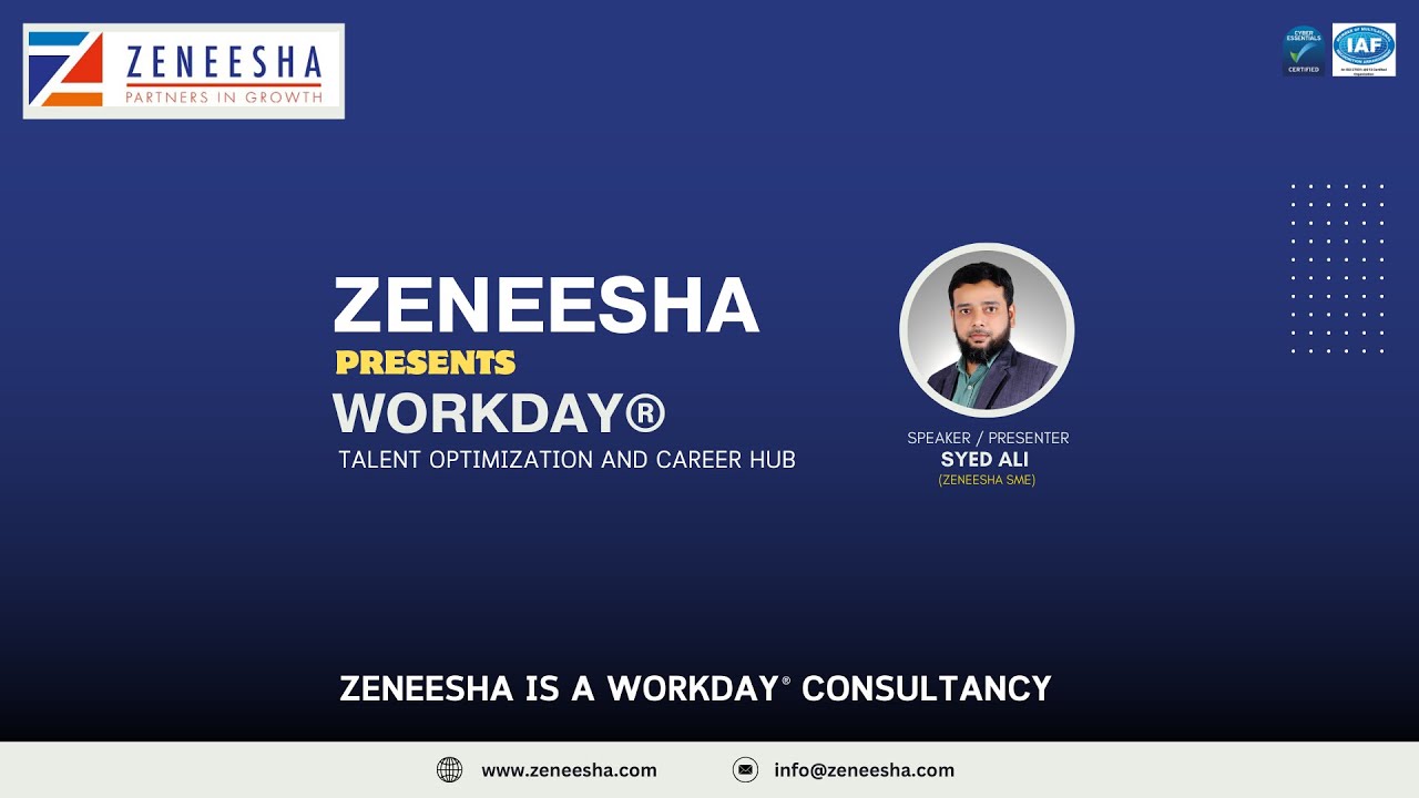 Webinar on Workday® Talent Optimization and Career Hub
