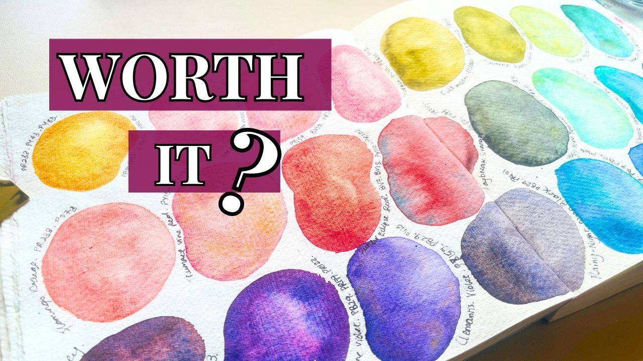 Are they worth it? NEW Holbein Granulating Watercolours