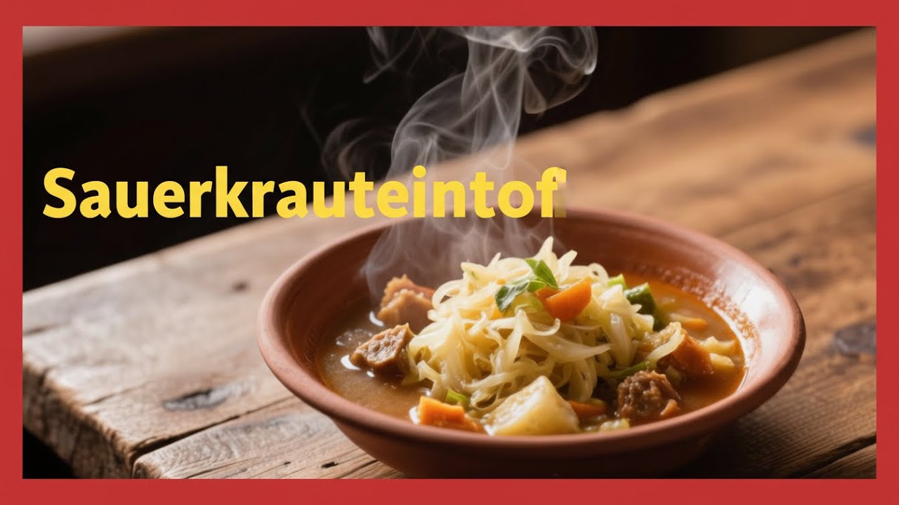Sauerkrauteintopf. Kochen wie zu Hause.